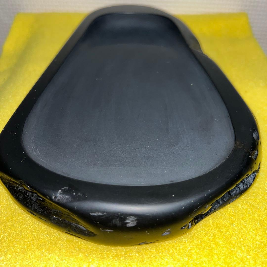 ⭕️希少　鍋倉龍渓石　新品美品　三代目　秀石　深澤秀教　20cm近い大型天然硯