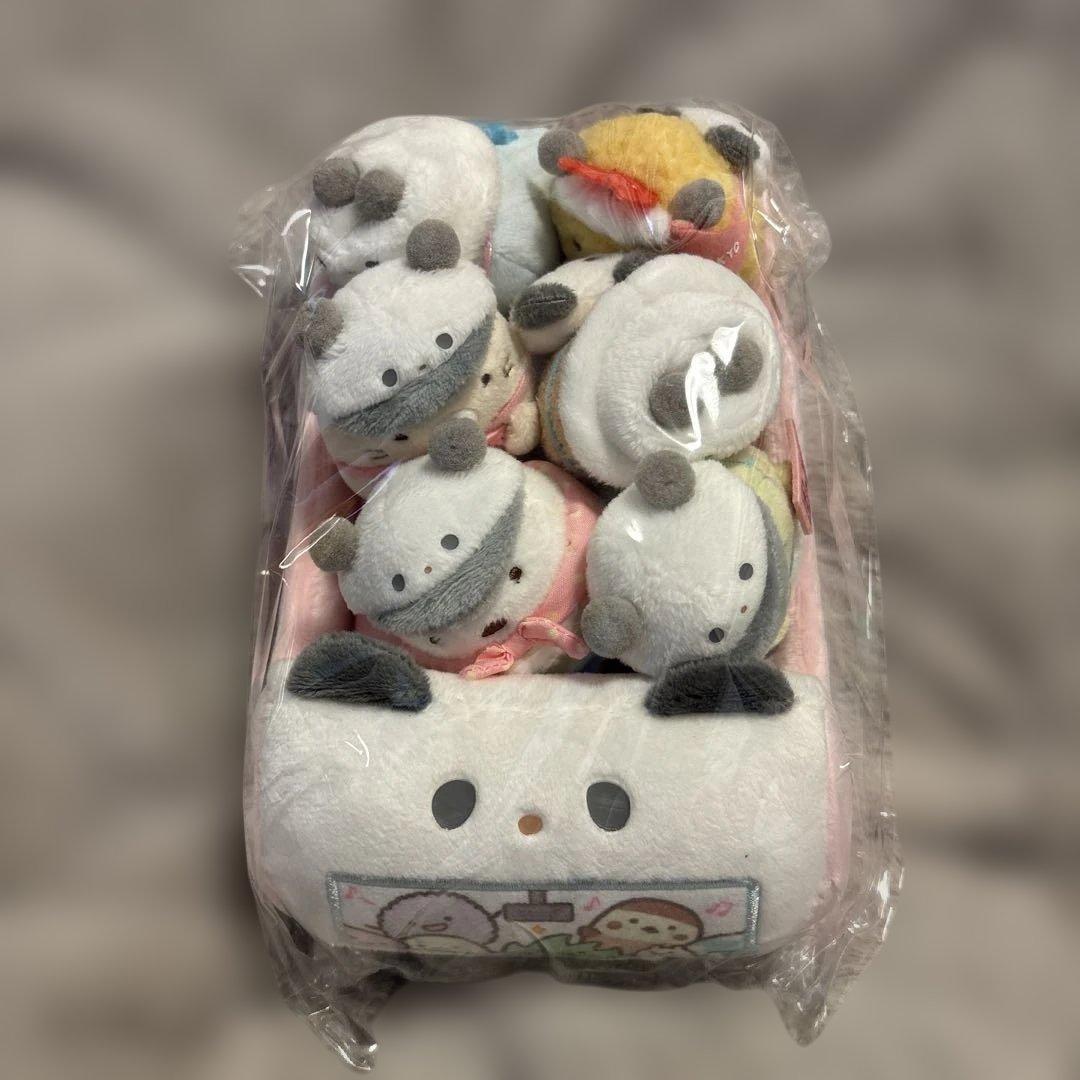 すみっコぐらしshop東京駅店限定 パンダ観光バスてのりぬいぐるみセット