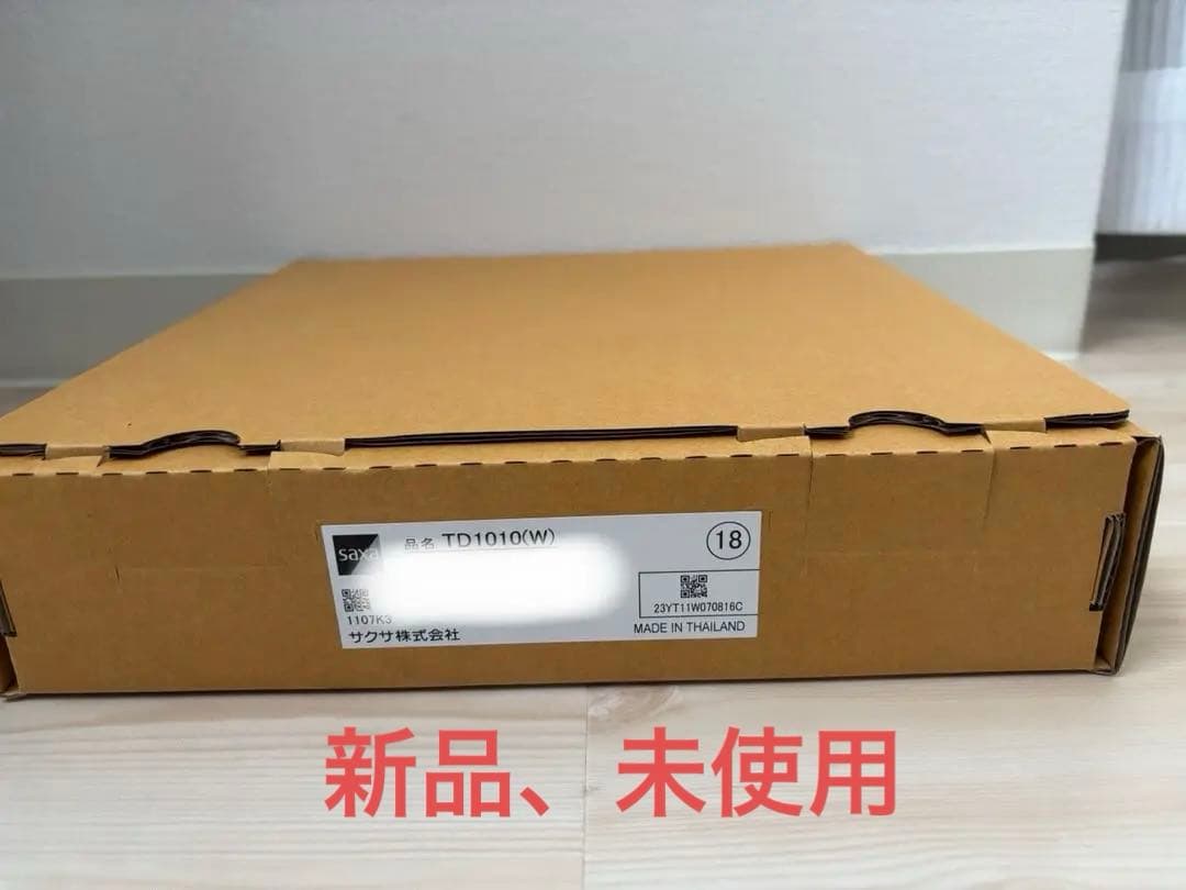 即決購入◯ ※新品　SAXA　PLATIA TD1010(W)