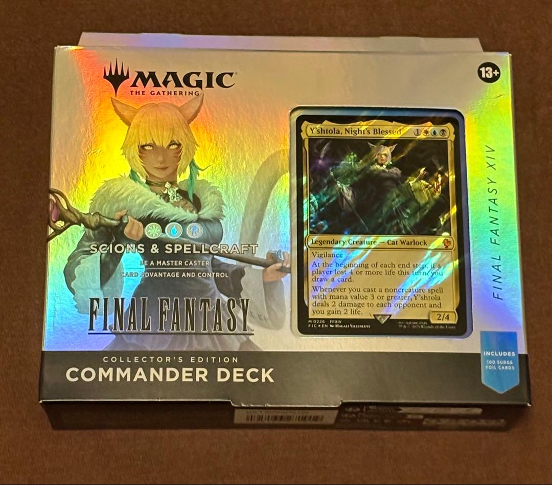 【新品】英語版 MTG コレクター版統率者デッキ サイオンズ・スペル FF