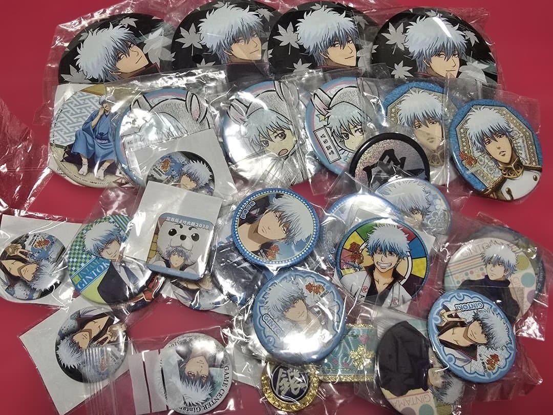 銀魂 銀時 グッズ まとめ売り 缶バッジ