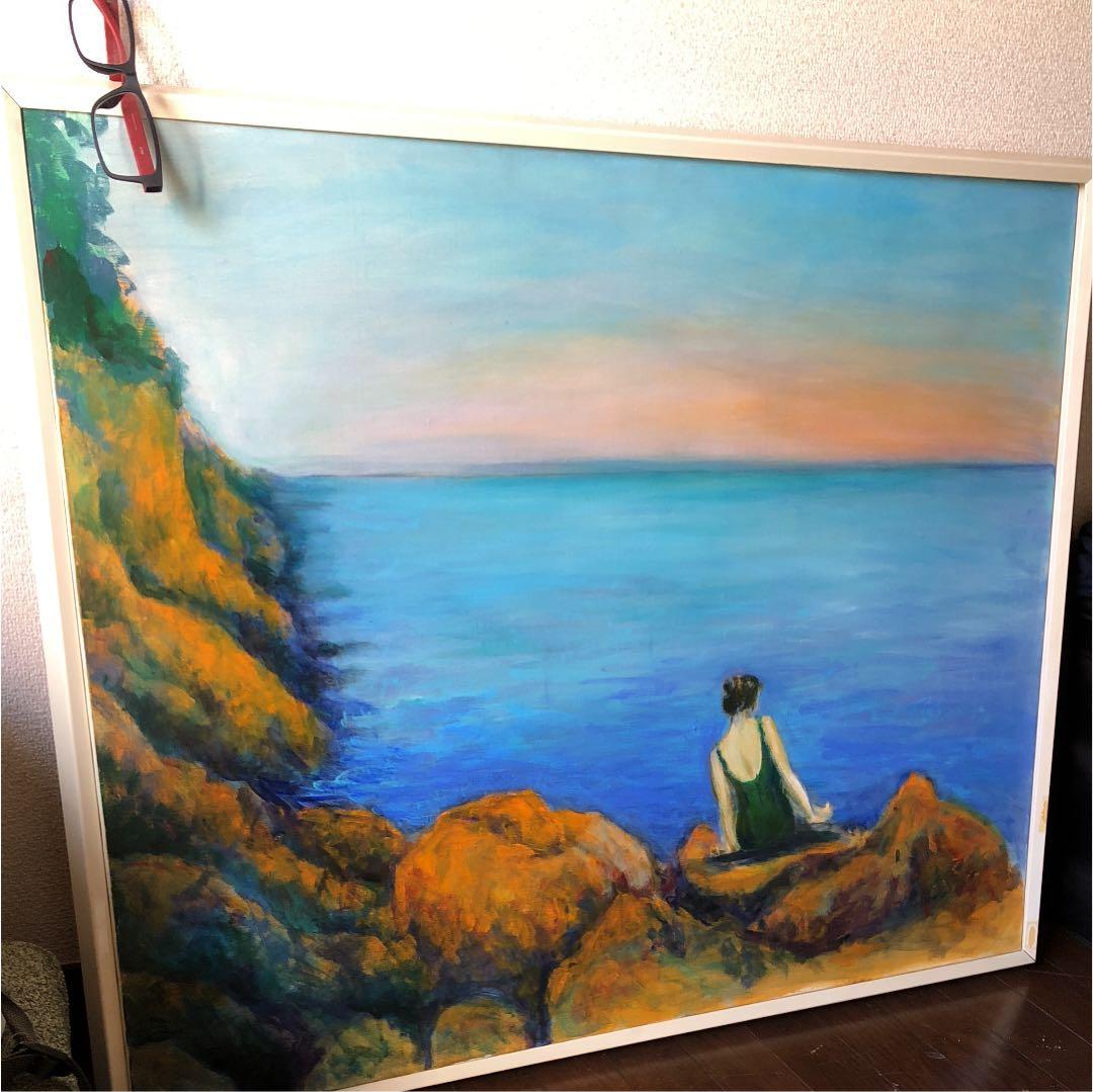 絵画 〔80cm縦  100cm横〕 大内泰子 作品