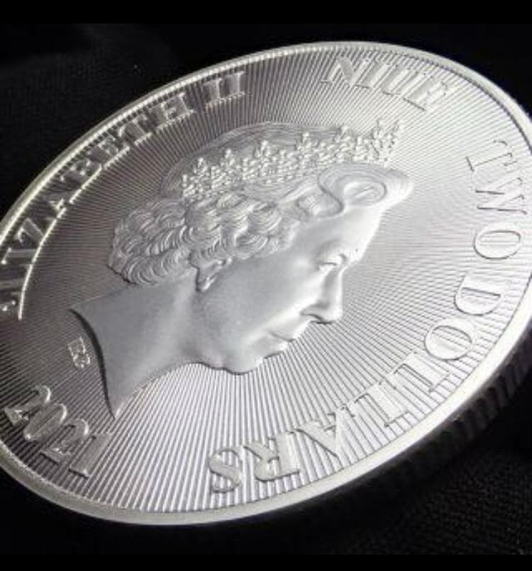 2021年 ニュージーランド 銀貨 エリザベス2世 ニウエ カプセル入り 1oz